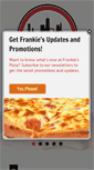 Mobile Screenshot of frankiespizza.com